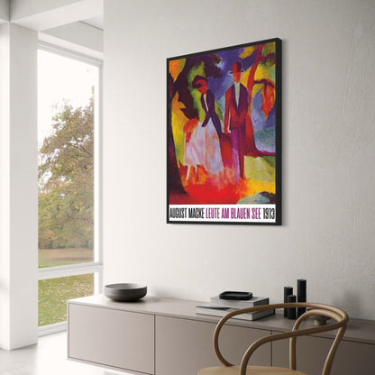 August Macke | Leute am blauen See 1913 | Art Nouveau Style