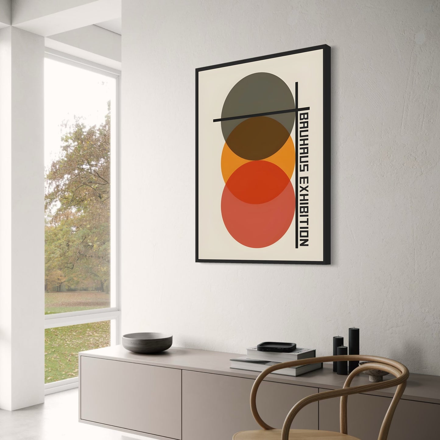Bauhaus Abstract | Vibrant Geometric Design