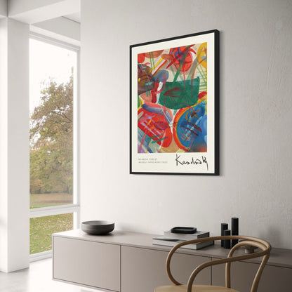 Kandinsky Rainbow Forest | Abstract 1913 | Colorful Expressionist