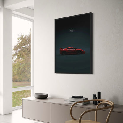 Ferrari F40 | Iconic Supercar Art