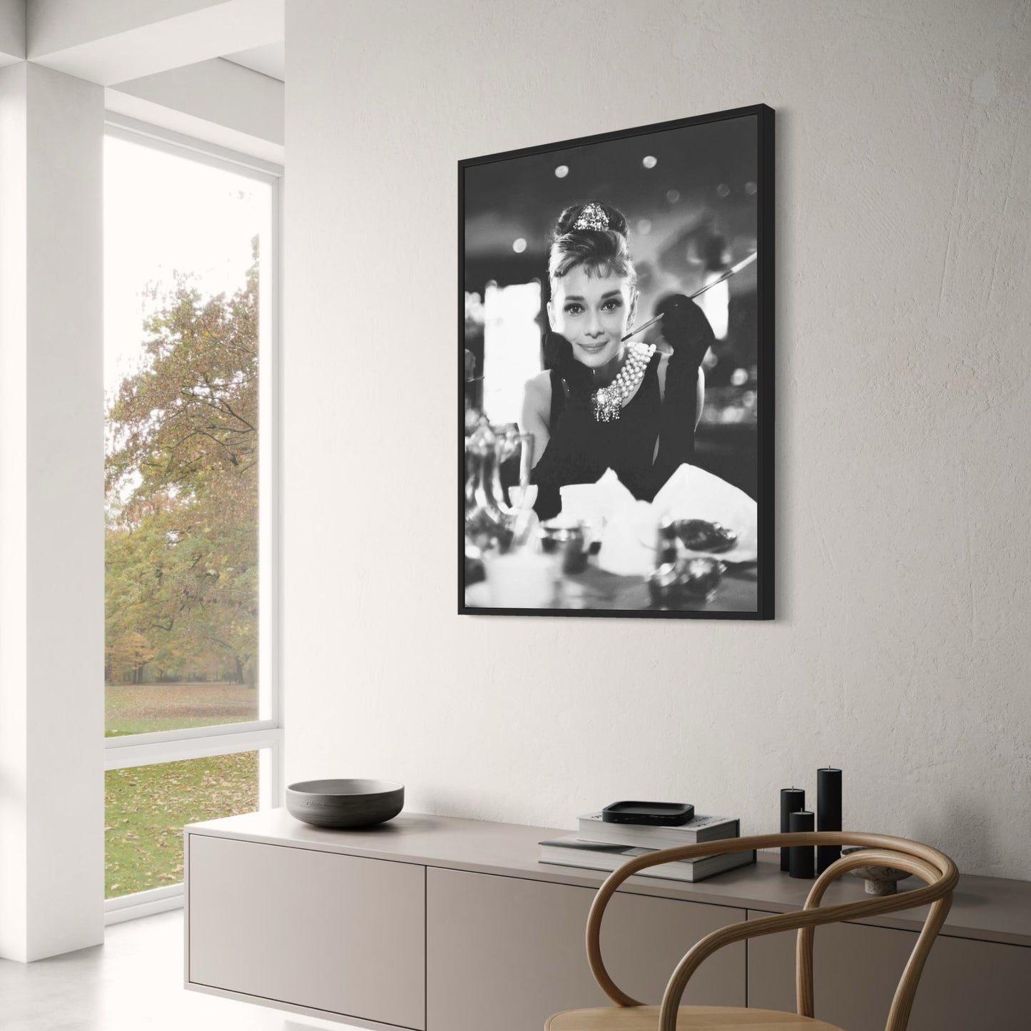 Audrey Hepburn | Breakfast at Tiffany's | Vintage Film Decor