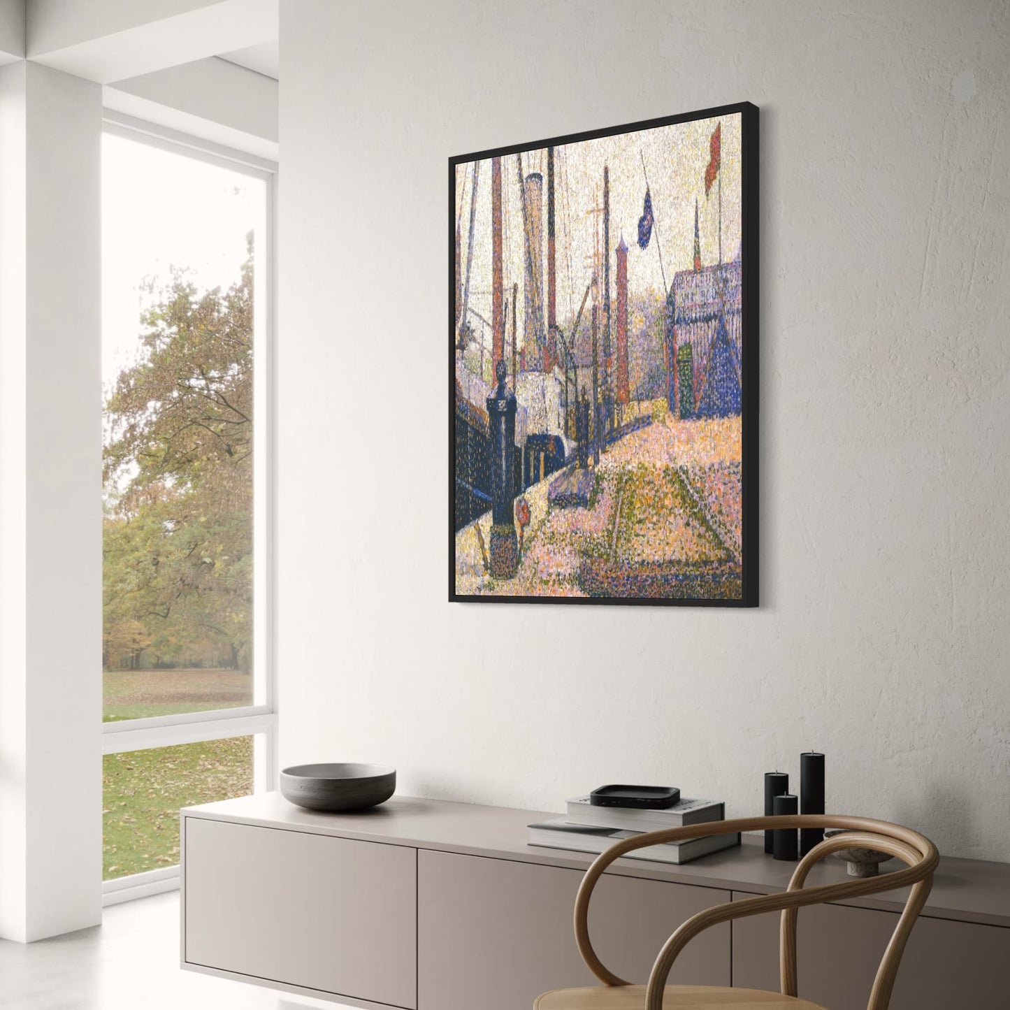 George Seurat | La Maria, Honfleur | Impressionist Art