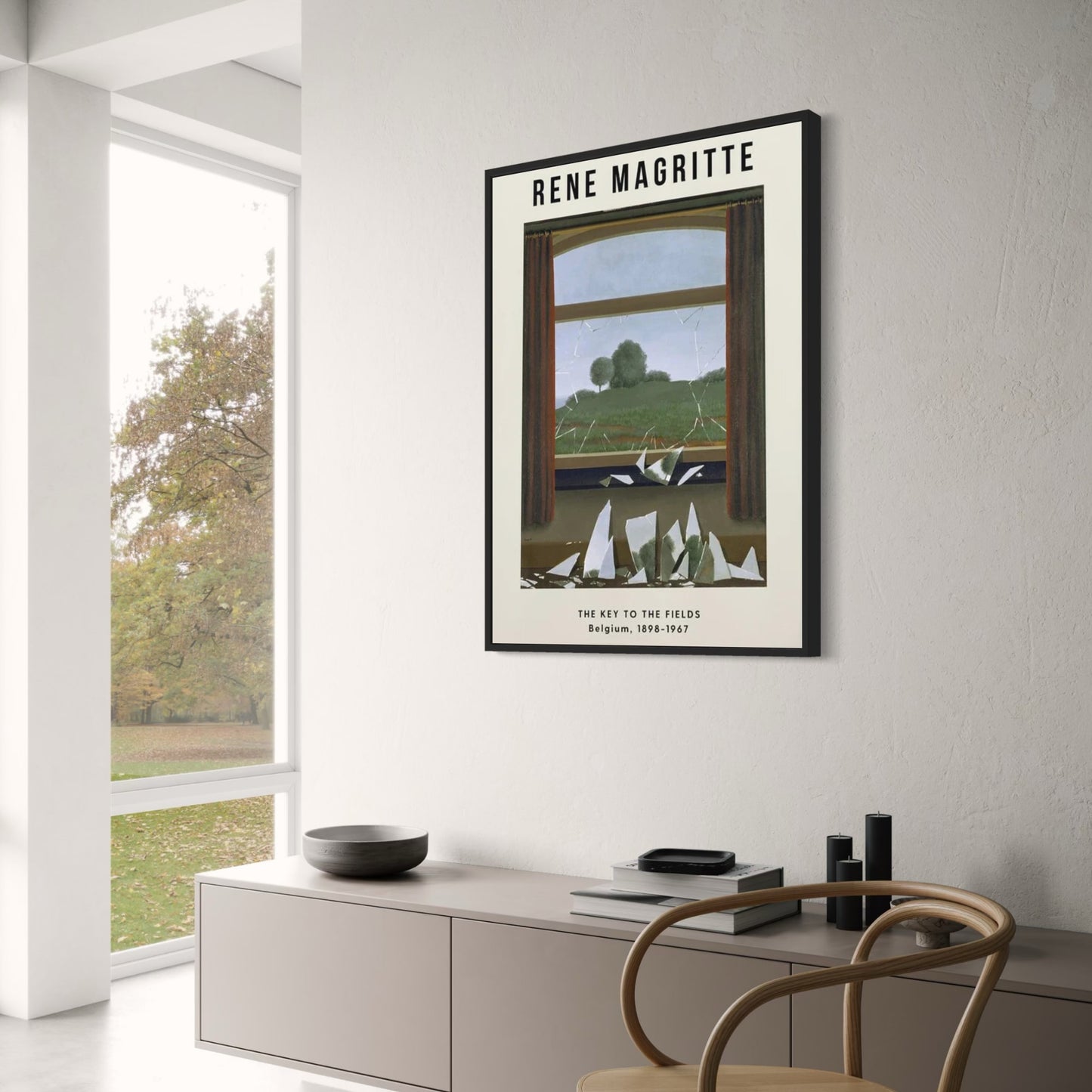 Rene Magritte The Key to the Fields | Surrealism Art