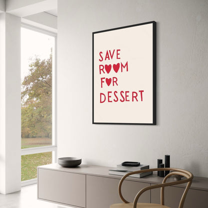 Minimalist Dessert Art | Monochrome Kitchen Decor