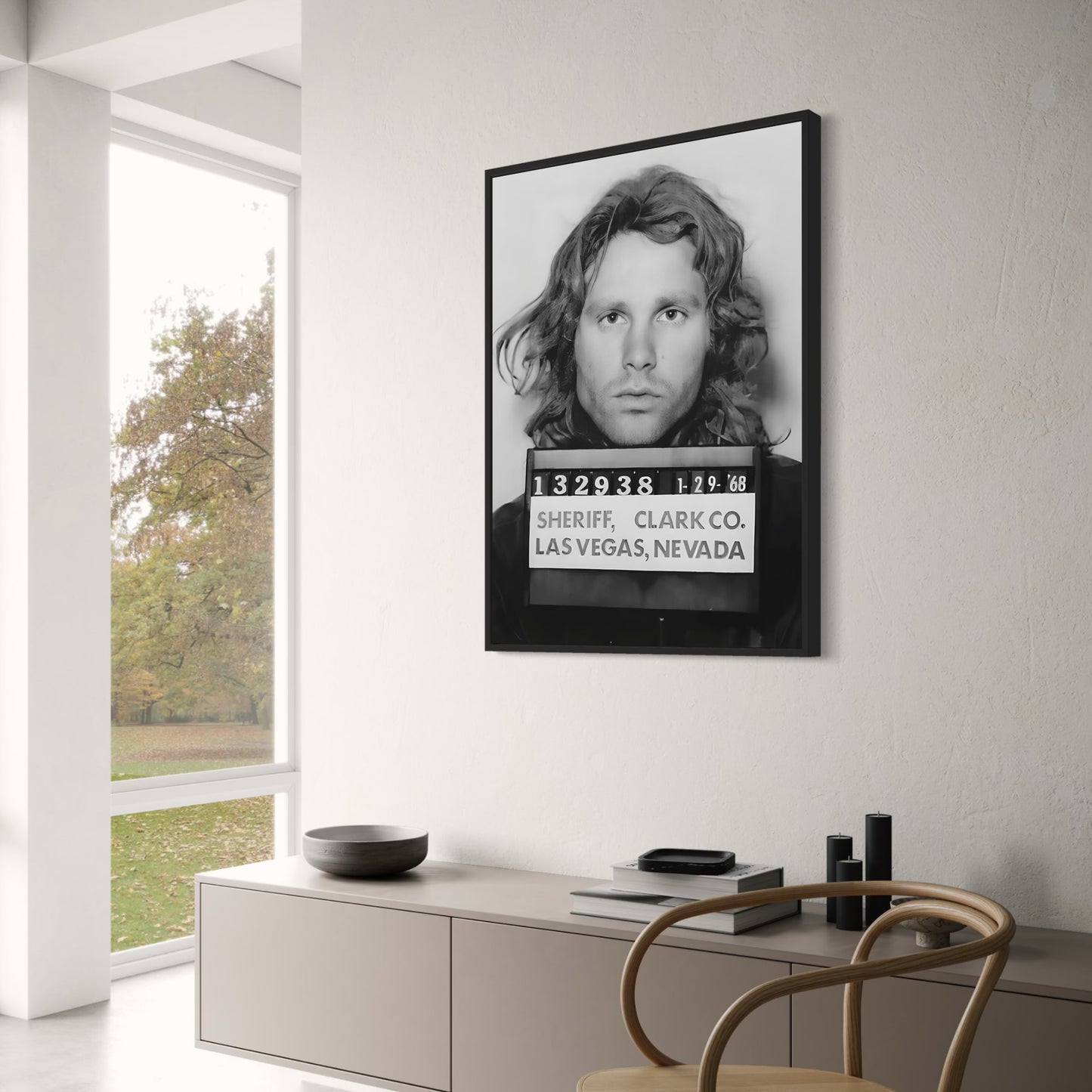Jim Morrison Mugshot | Vintage Style