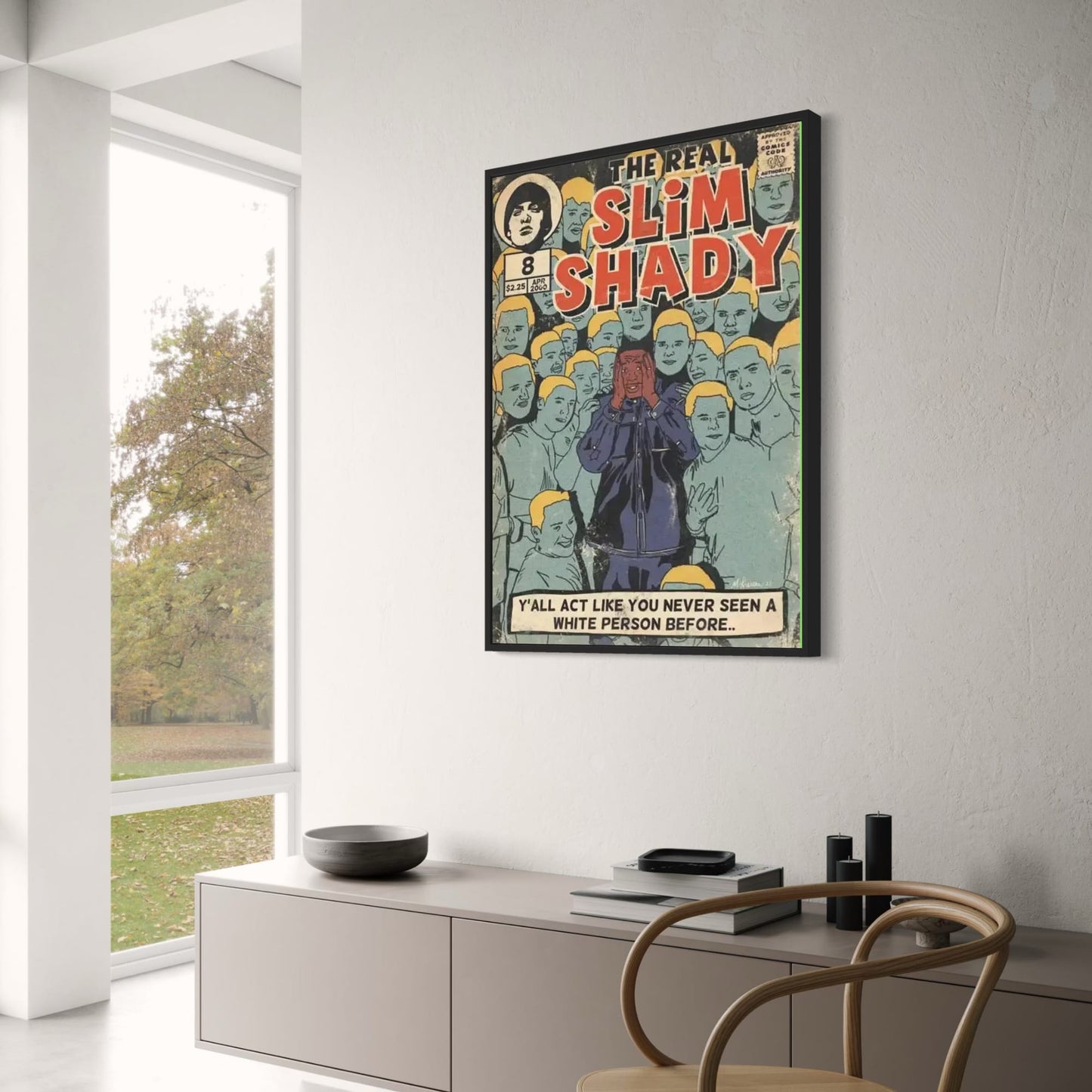 The Real Slim Shady Music Comic Poster