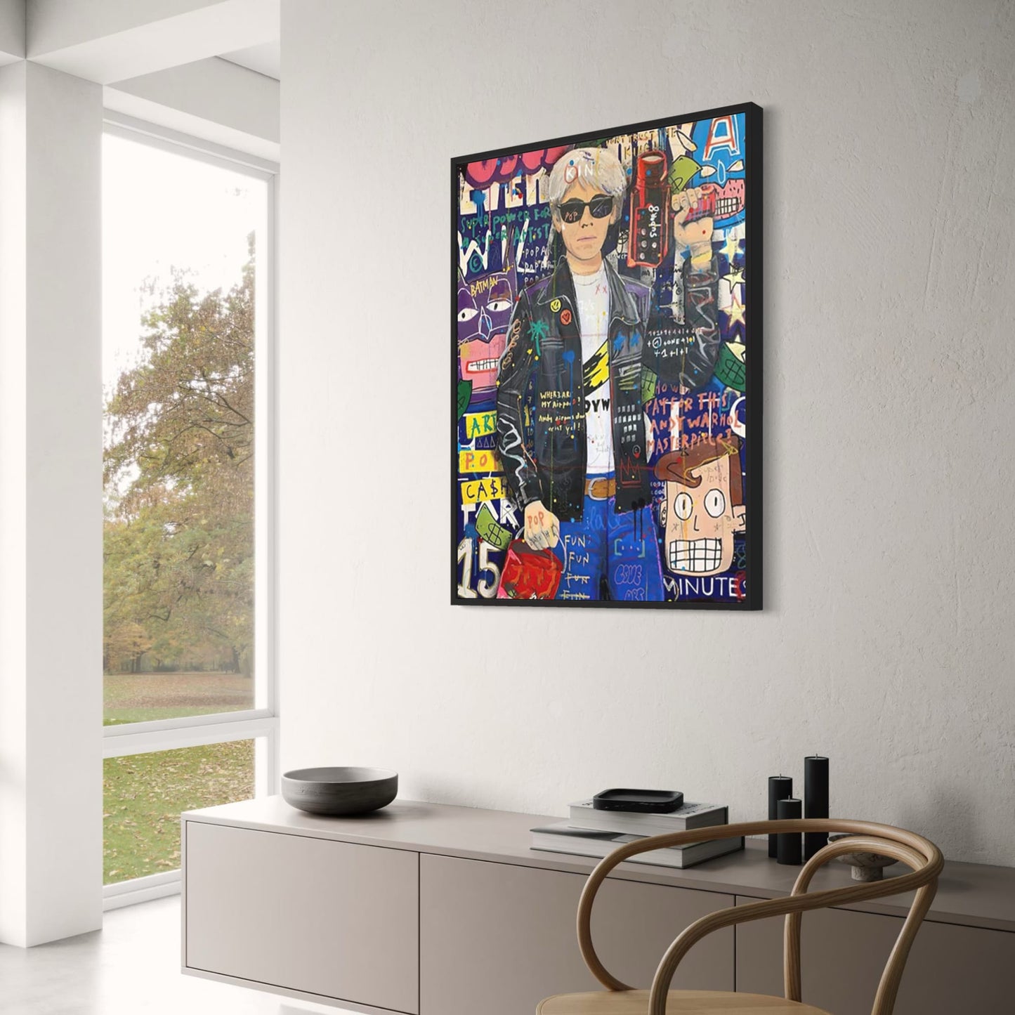 Abstract Graffiti | Queen of England Portrait