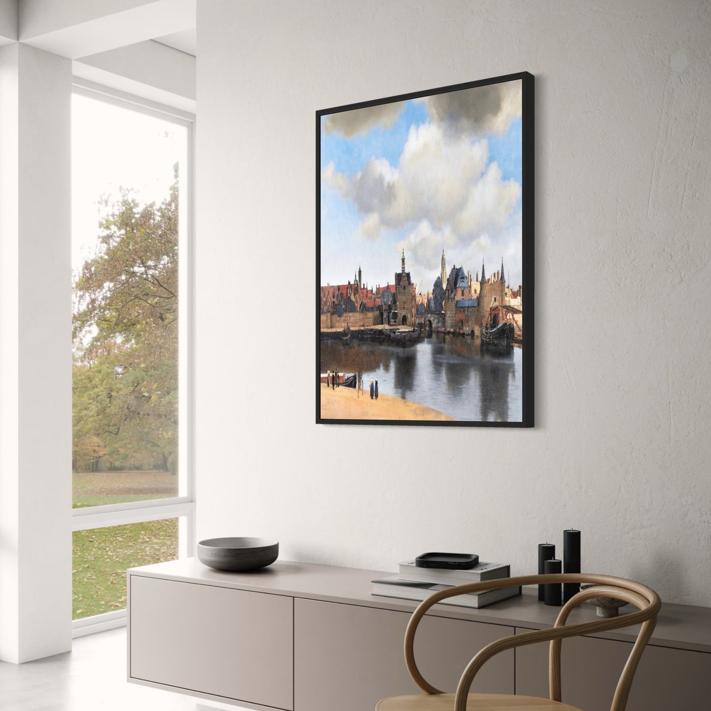 Rembrandt | View of Delft | Antique Dutch Landscape