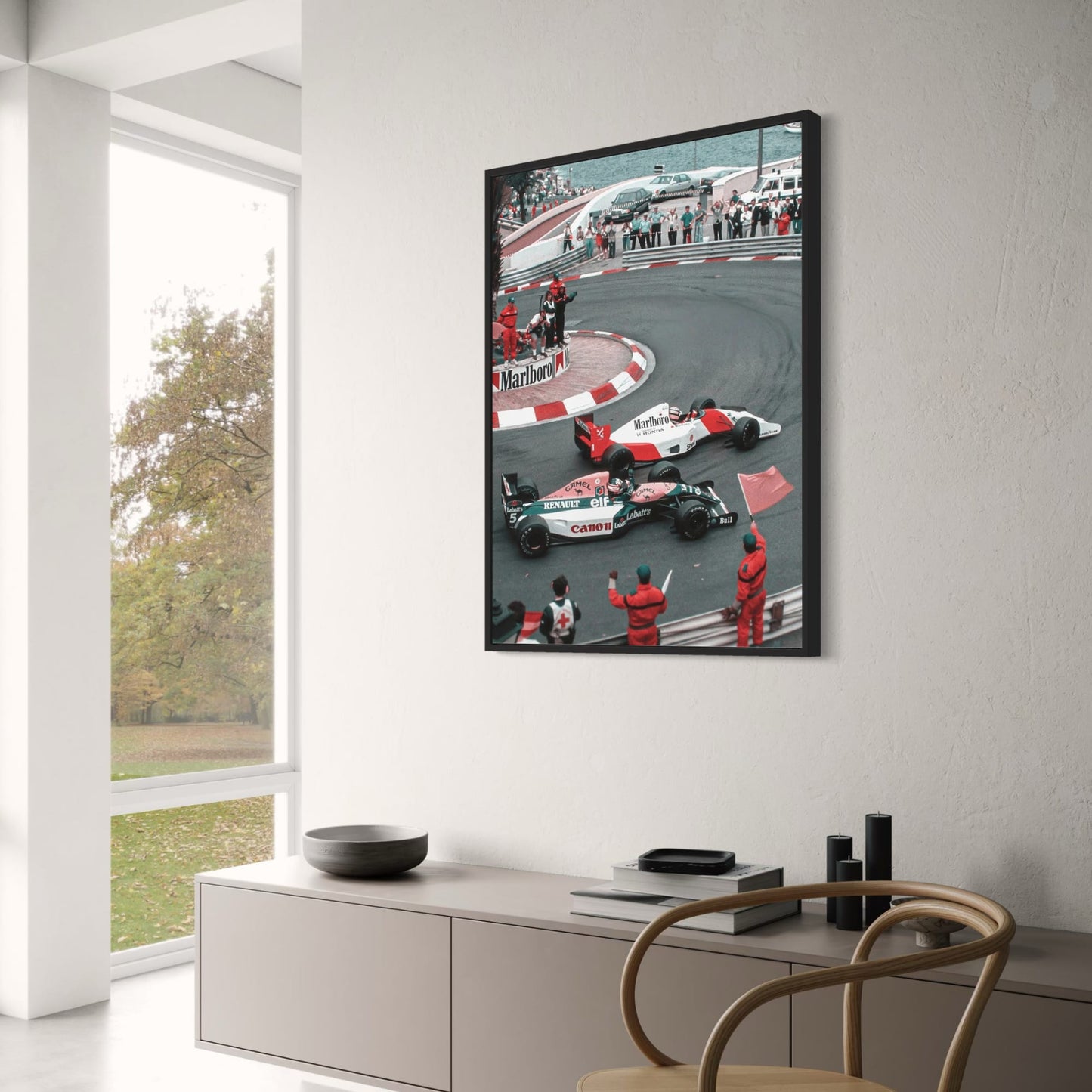 Monaco Grand Prix | Ayrton Senna vs Nigel Mansell | Vintage F1 Racing
