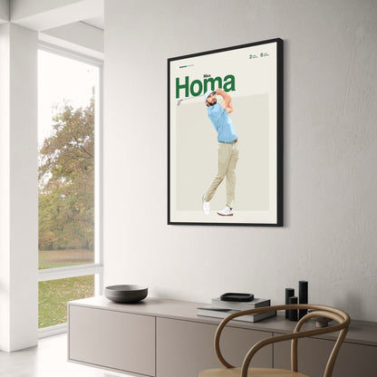 Max Homa | Golf Legends Art