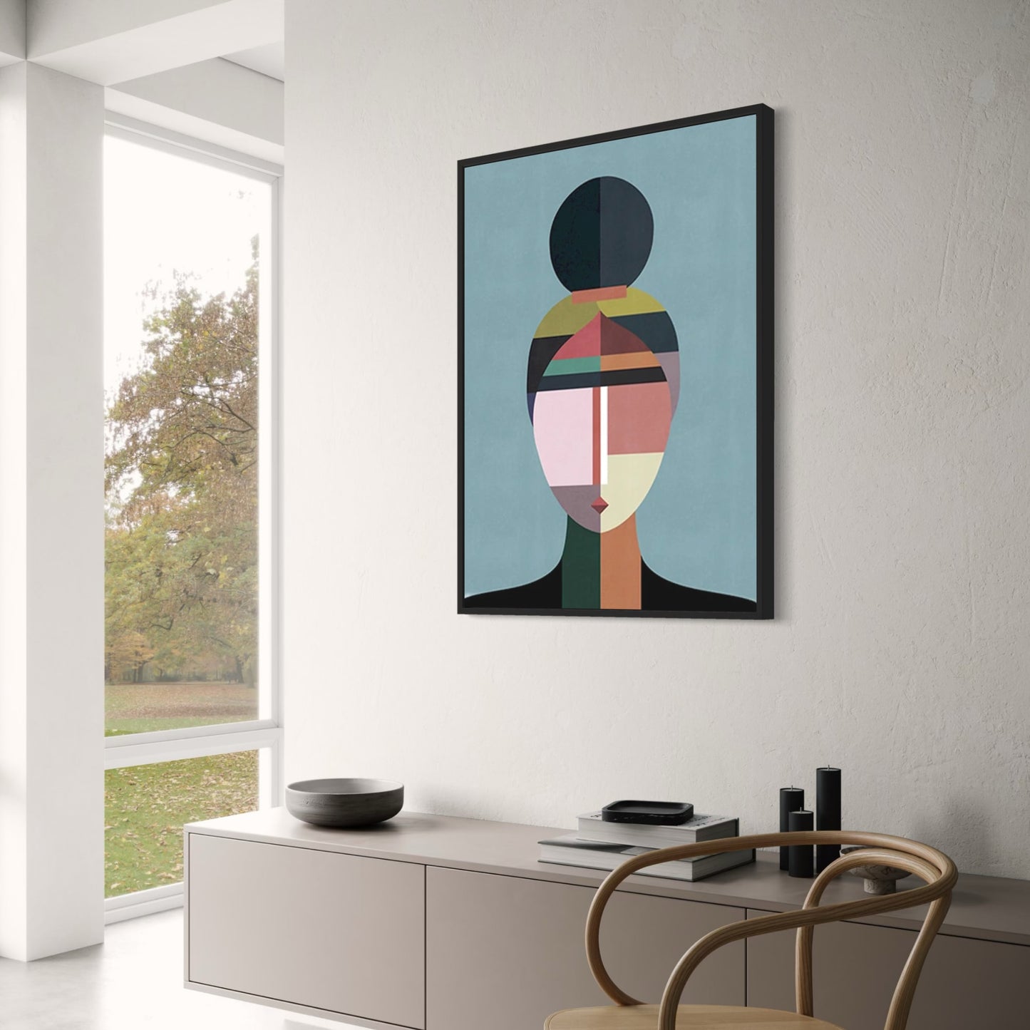 Human Mosaic Poster | Decorative Wall Art | Unique Design for Home & Garden Decor | High-Quality Print