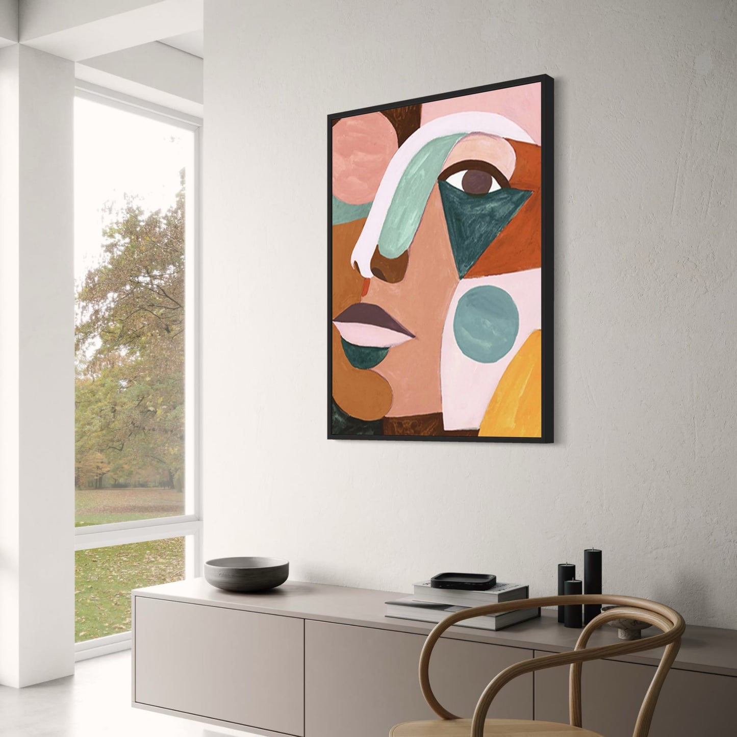 The Color of Thoughts | Abstract Artistic Poster | Home Wall Decor Art Print | Visual Artwork for Living Room or Office