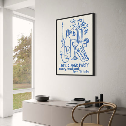 Let's Diner Party | Retro Kitchen Art