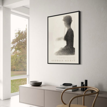 George Seurat | Seated Woman with a Parasol | Impressionist Art Poster | Fine Art Decorative Wall Poster | Home Decor