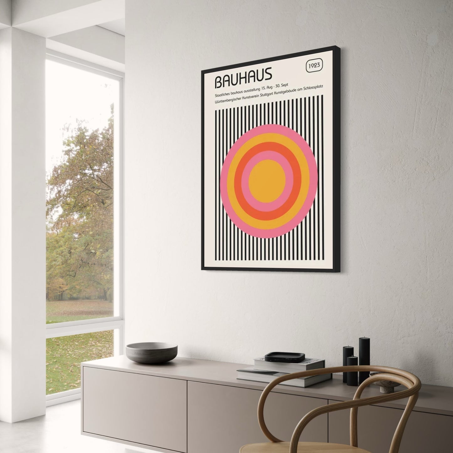 Bauhaus Radiant Circles | 1923 Art Deco Geometric