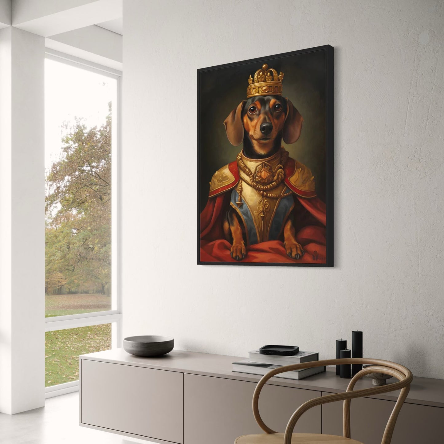 Elegant Dachshund | Noble Dog Decor