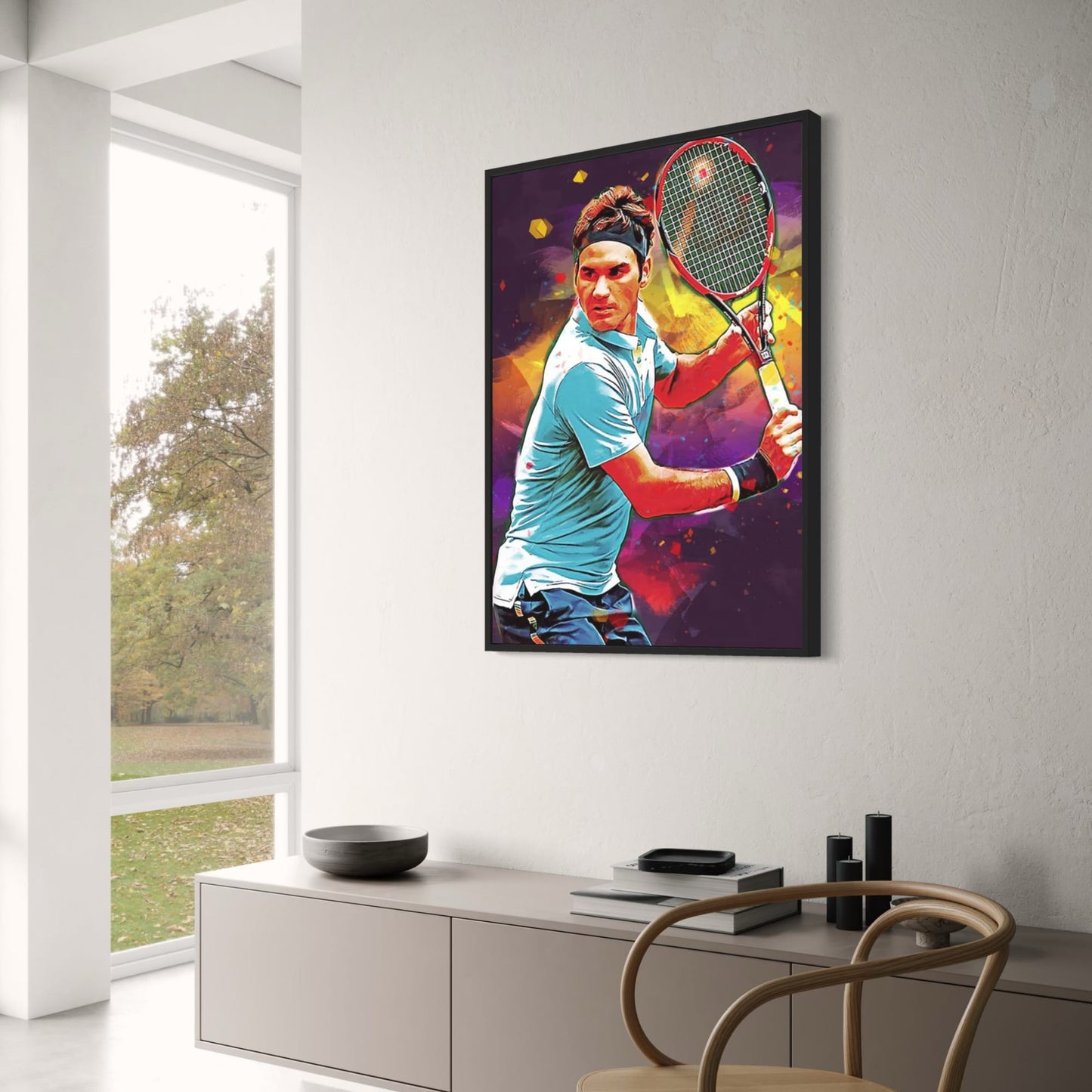 Roger Federer | Vibrant Tennis Precision