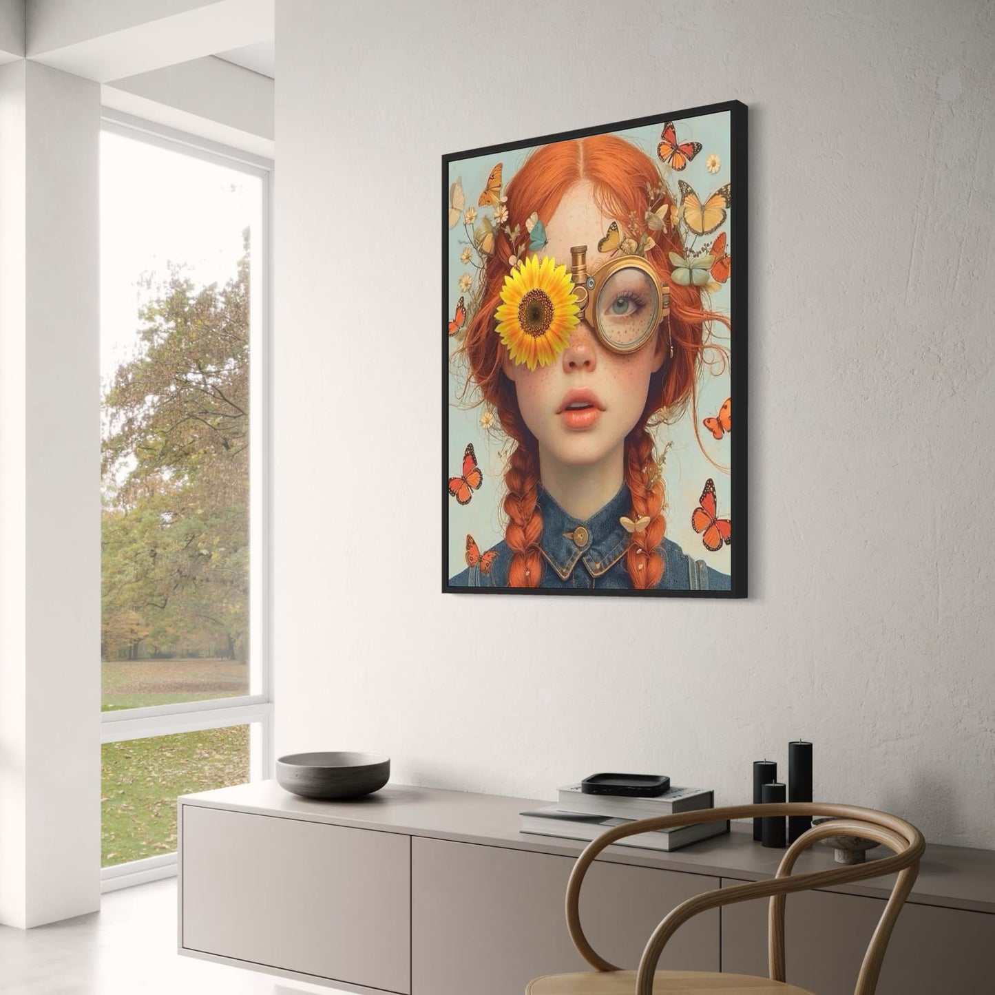 Butterfly Gaze | Sunflower Girl | Steampunk Touch