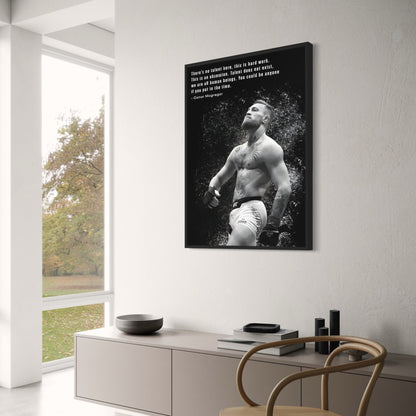 Conor McGregor | Hard Work Over Talent | UFC Gym Decor