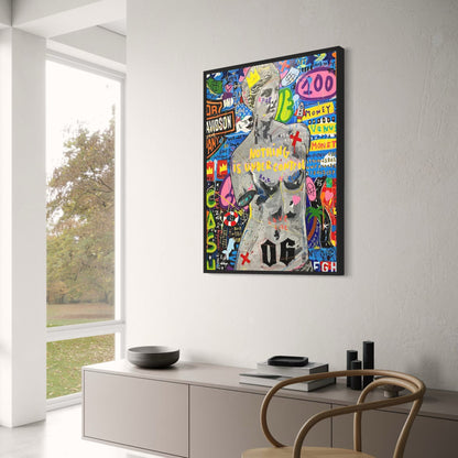 Graffiti Queen of England | Abstract Portrait
