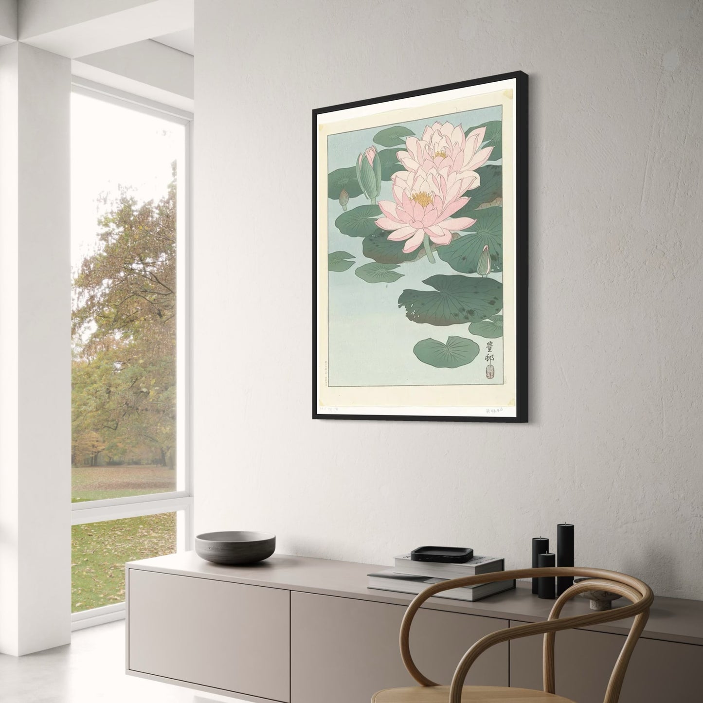 Ohara Koson | Lotus Blossoms | Ukiyo-e Art