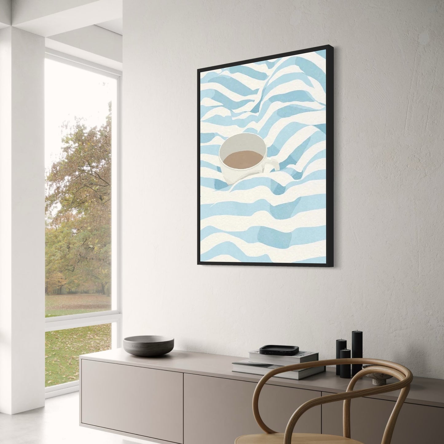 Fantastical Humans Poster | The Art of Playfulness | Lazy Day Brews Design | Ideal for Home Decor | Start Your Day with Comfort in a Visual Delight