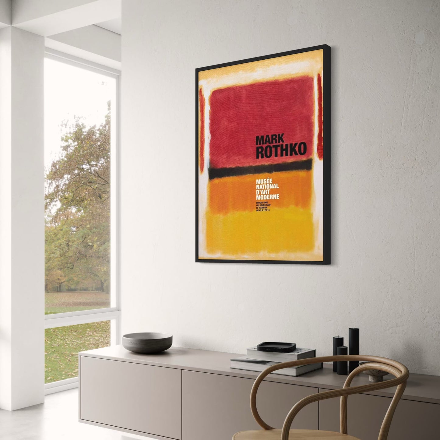 Mark Rothko | Violet, Orange, and Red Abstract