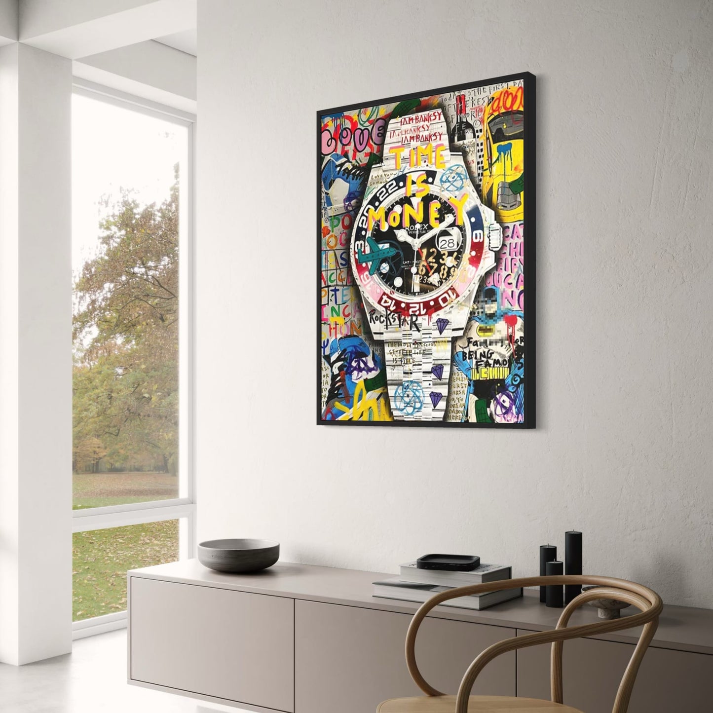 Pepsi Rolex Graffiti | Modern Vibrant Art