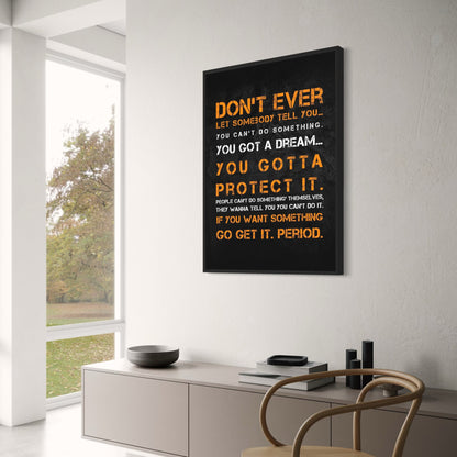 Motivational Gym Quote | You Got A Dream... Protect It