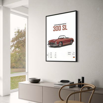 Mercedes 300 SL | Classic Car Art