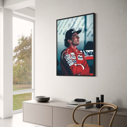 Ayrton Senna F1 Racing Driver Art