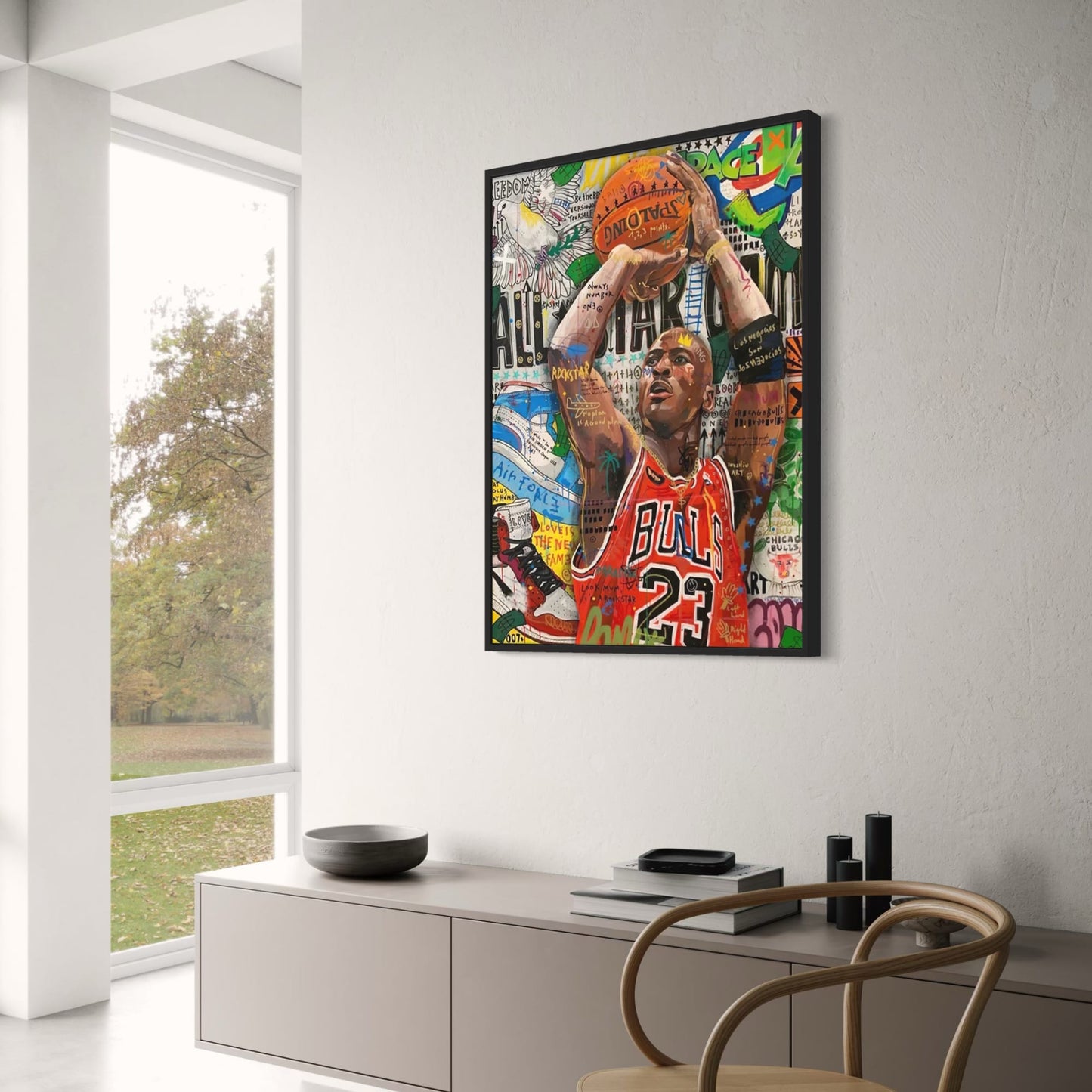 Michael Jordan | Chicago Bulls Graffiti Art