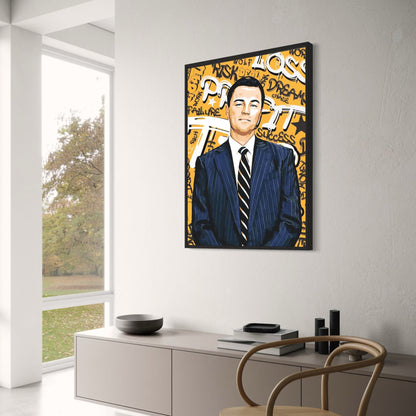 DiCaprio in The Wolf of Wall Street | Classic Movie Canvas