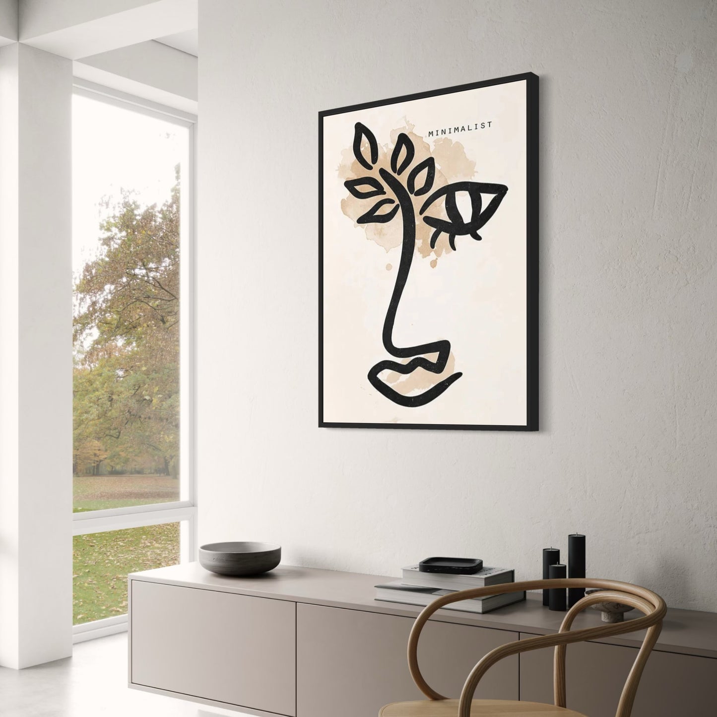 The Path Unseen | Artistic Wall Decor | Scenic Nature Landscape Poster | Home & Garden Decoration