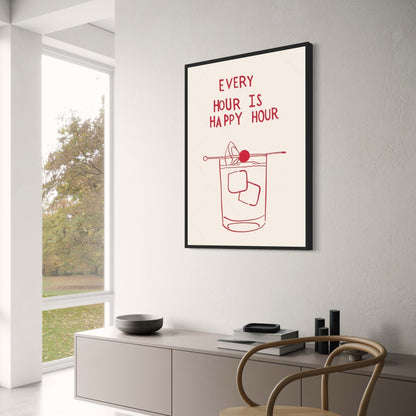 Minimalist Art | Every Hour Is Happy Hour