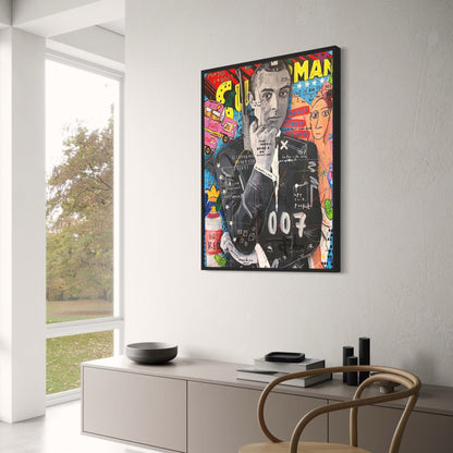 Sean Connery | James Bond Graffiti Portrait