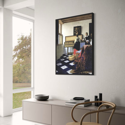 Johannes Vermeer | The Music Lesson | Classic Dutch Art