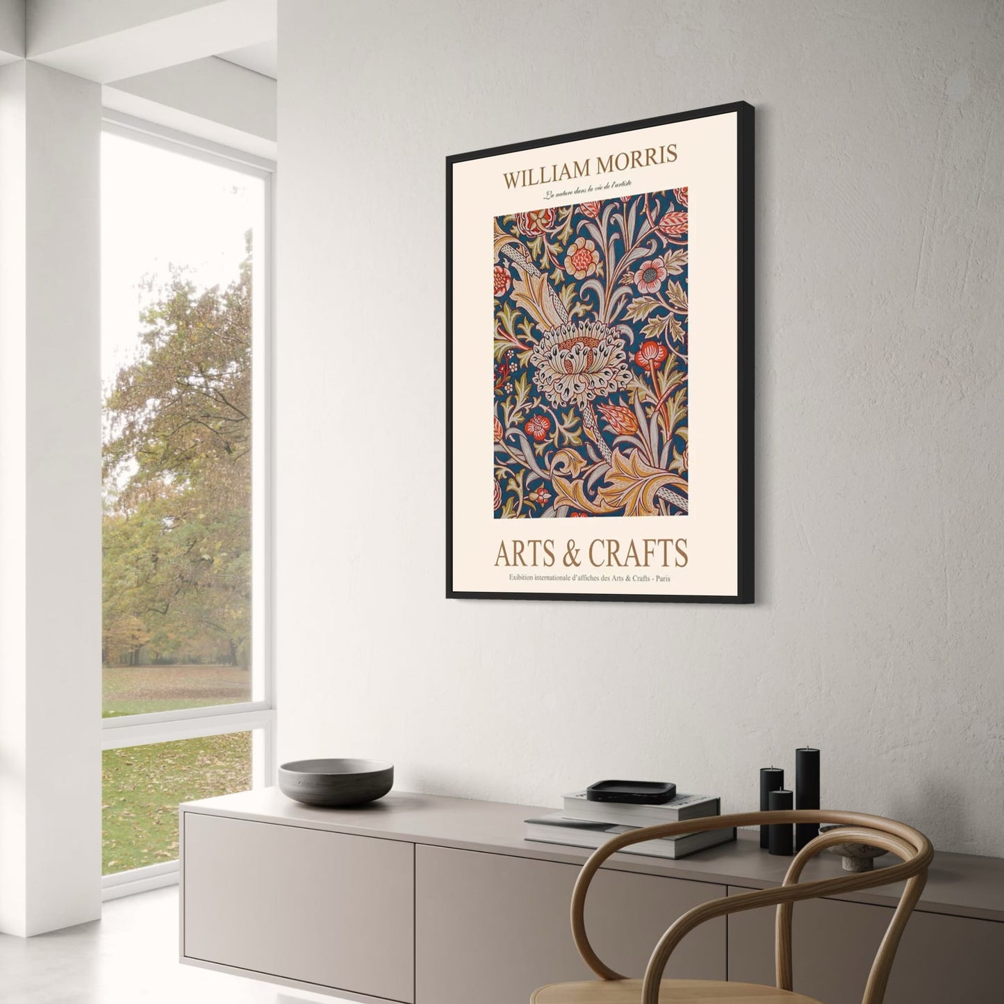 William Morris | Garden Flower Botanic Design Poster | Classic Home Decor Artwork | Floral Art Print