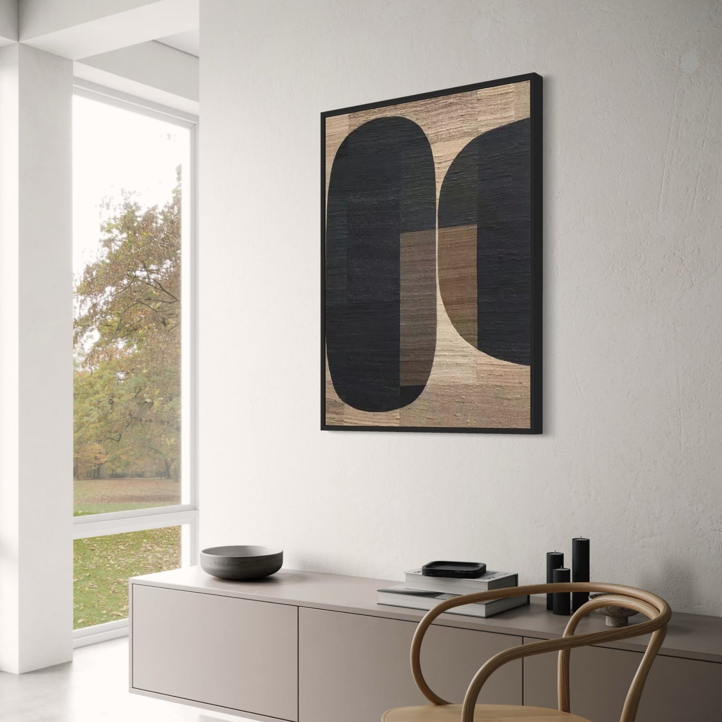 Modern Earth | Abstract World Map Poster | Contemporary Wall Art | Vibrant Colors | Living Room Decor | 24"x36"