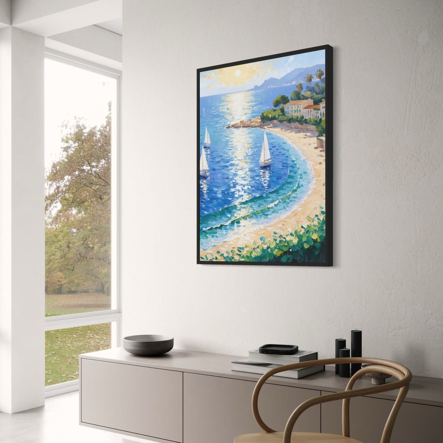 Calming Coastline | Tranquil Ocean Landscape