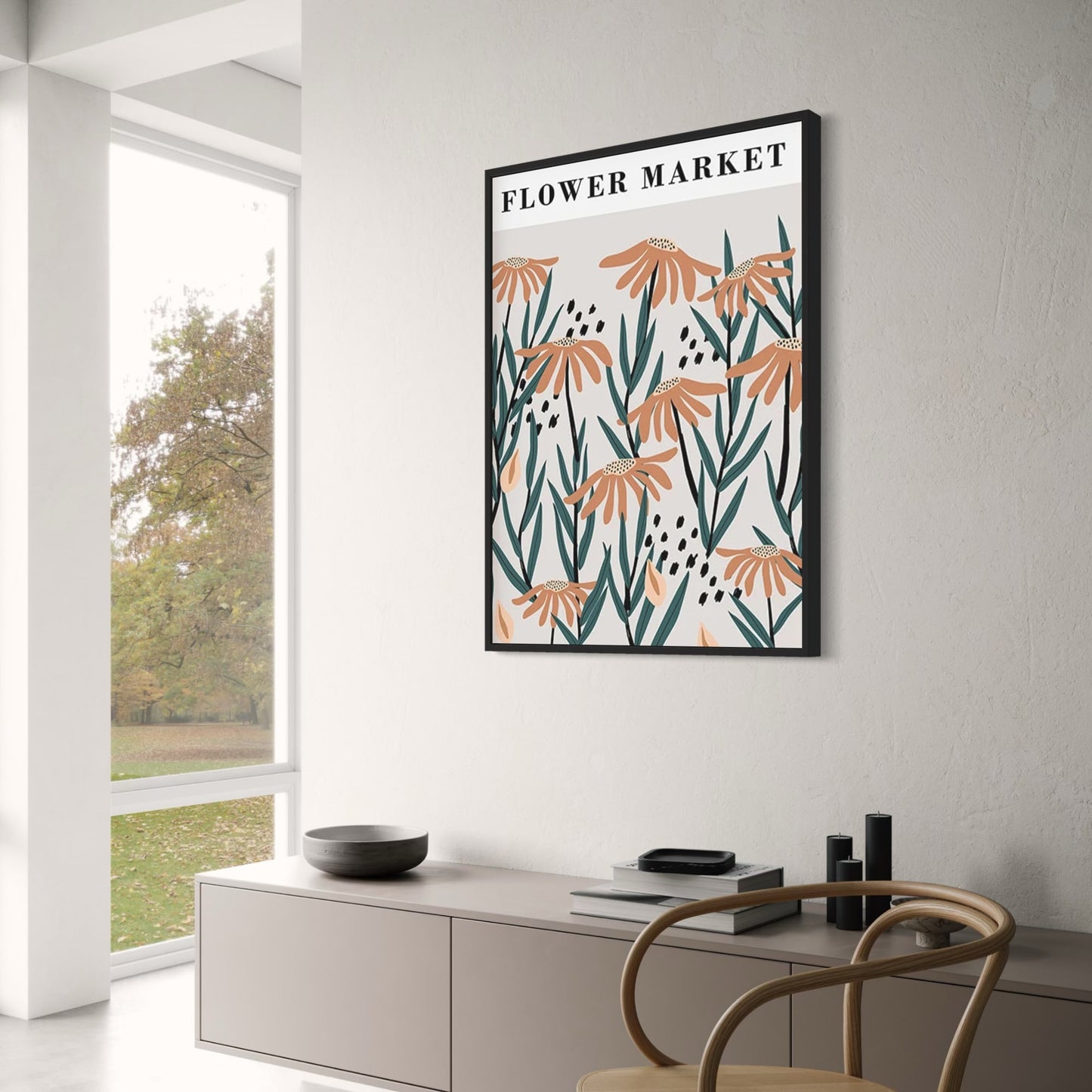 Spring Flower Market | Vibrant Floral Decor | Bright Seasonal Botanical