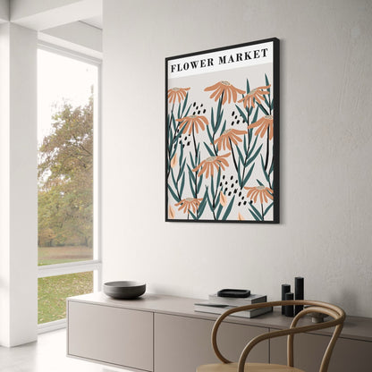 Spring Flower Market | Vibrant Floral Decor | Bright Seasonal Botanical