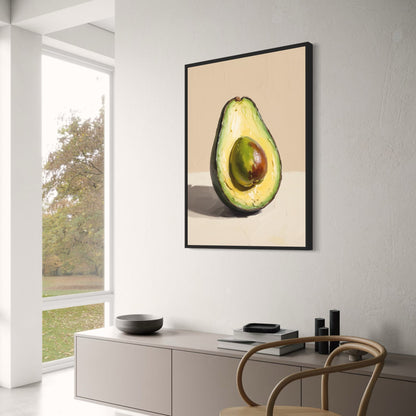 Avocado Illustration | Modern Botanical Art