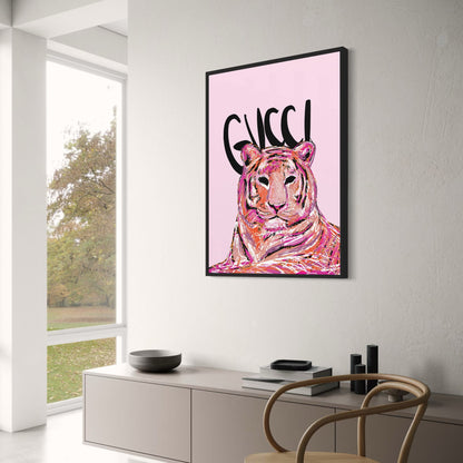 Gucci Tiger | Wildlife Fashion Illustration
