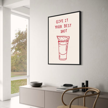 Give It Your Best Shot | Minimalist Black & White Inspiration