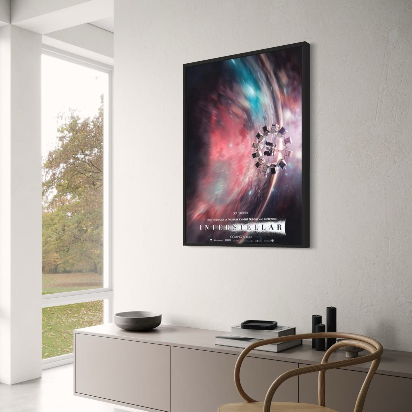 Nordic Style | Interstellar Movie | Space Sci-Fi Canvas