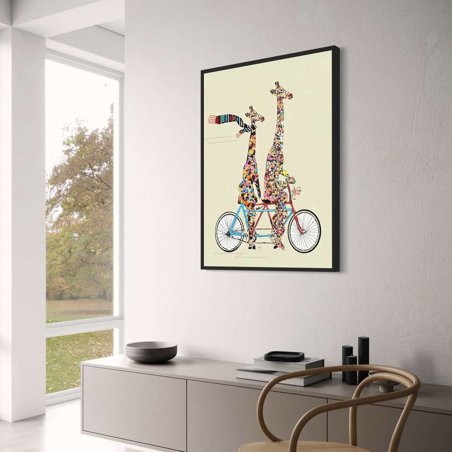 Giraffe's Patchwork Pedal | Whimsical Wheels Adventure