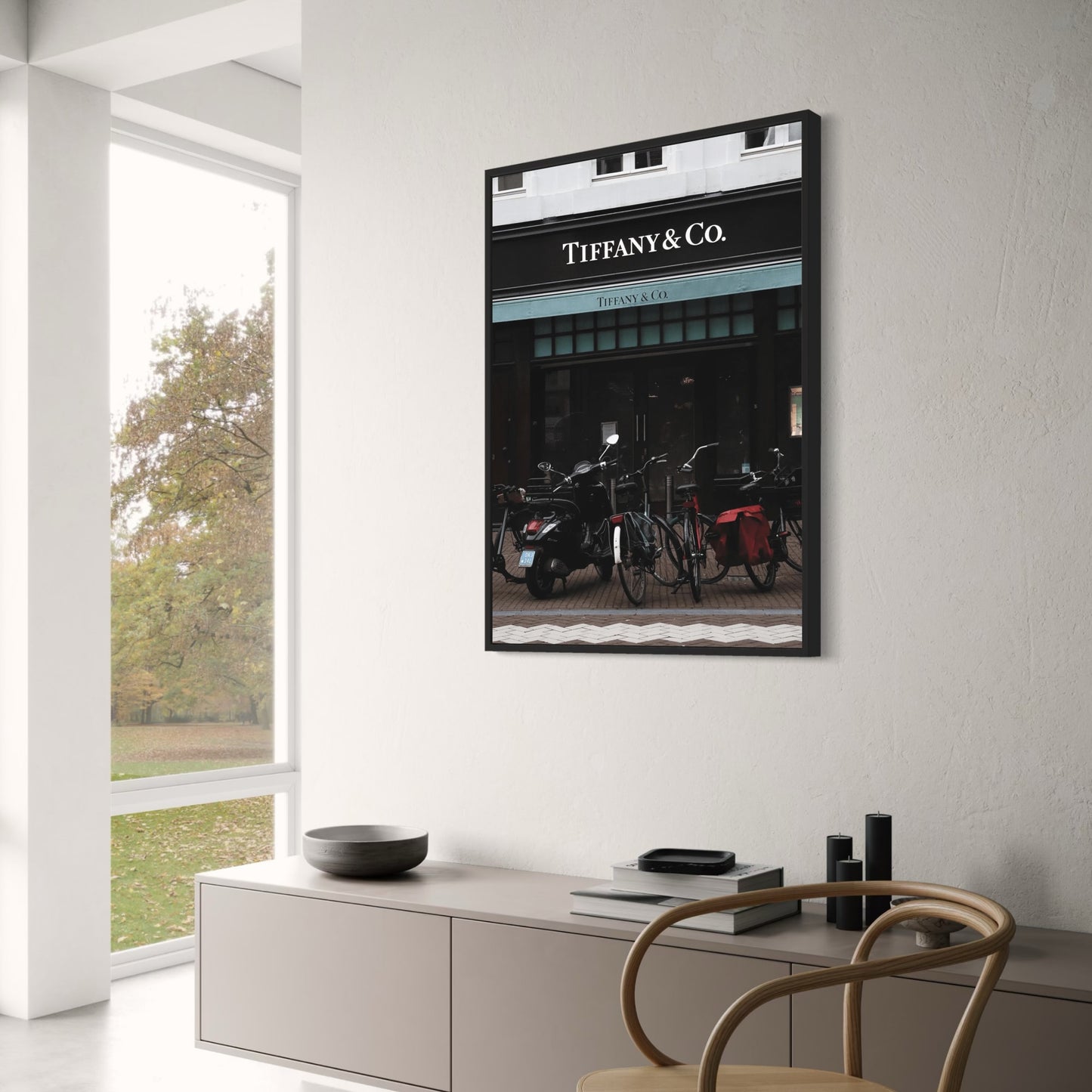 Tiffany & Bicycles | Artistic Wall Decor