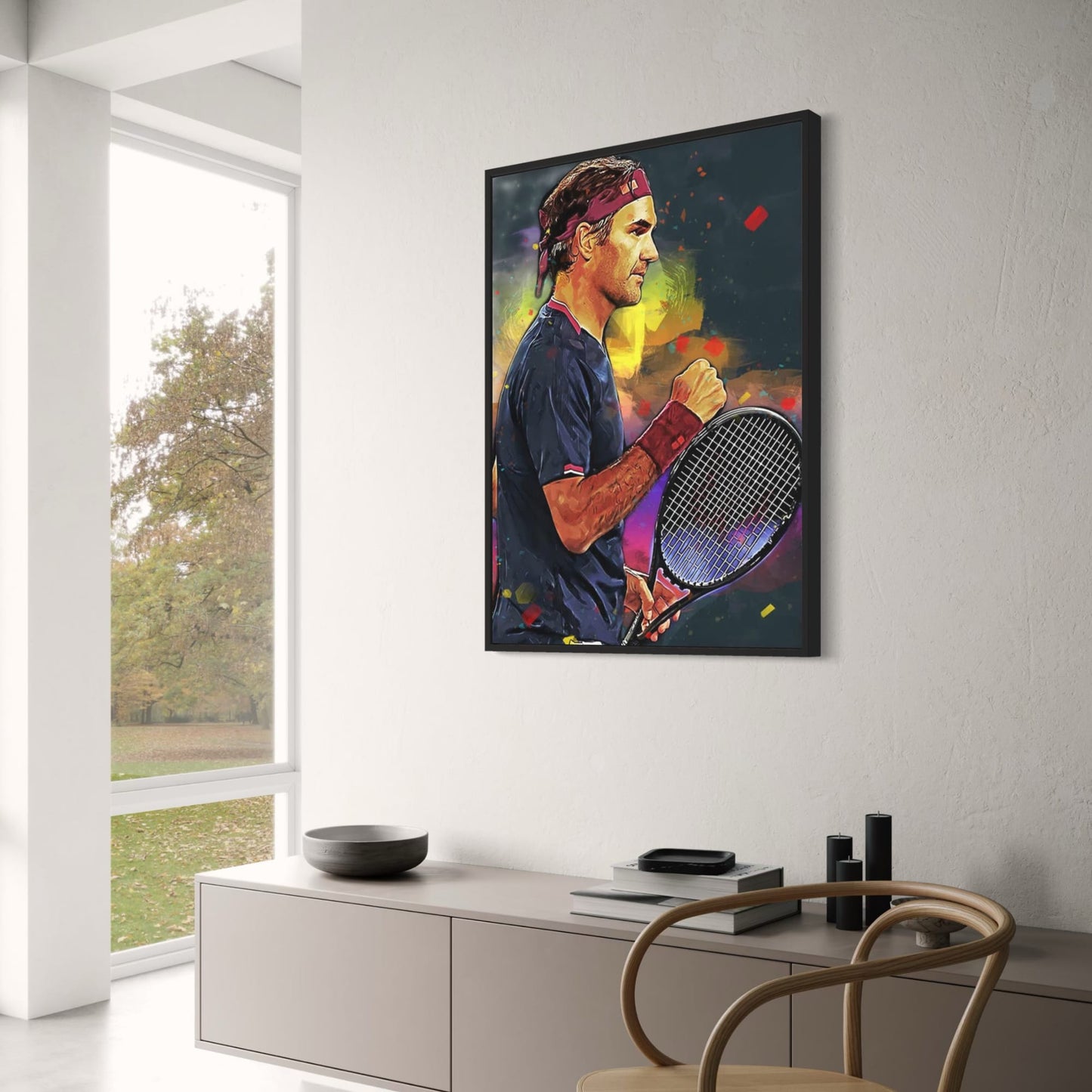 Roger Federer | Focused Tennis Art