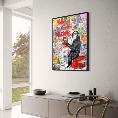 Follow Your Dream | Banksy Graffiti Art